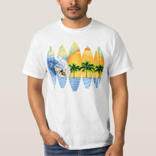 Surfbretter und Surfbretter T-Shirt