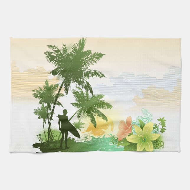 Surfen 6 Küchentücher (Horizontal)