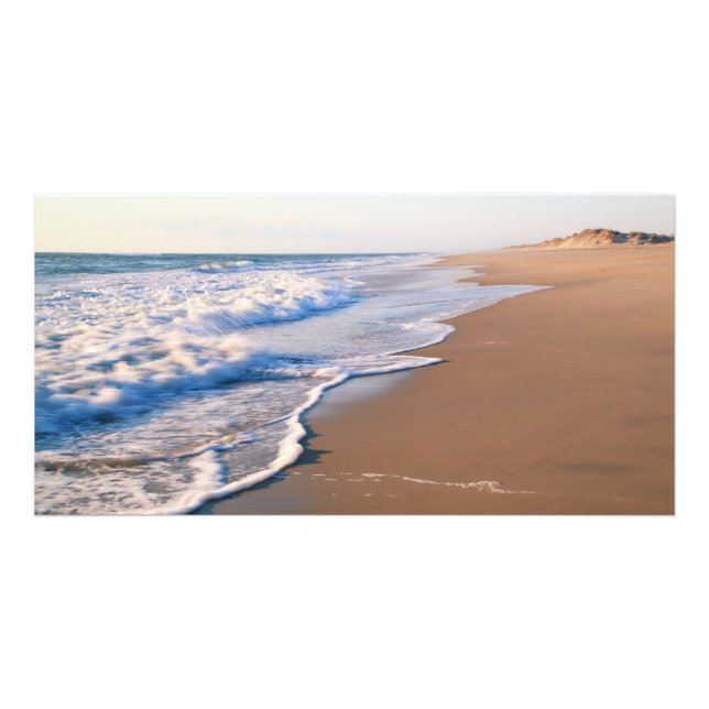 Surfen am Strand, Außenbanks North Carolina Fotodruck (Vorne)