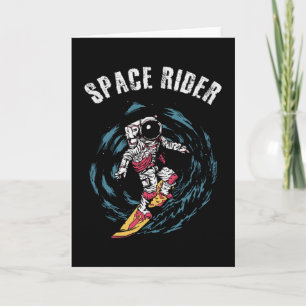 Surfen Astronaut Space Rider Surfer Karte
