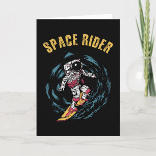 Surfen Astronaut Space Rider Surfer Karte