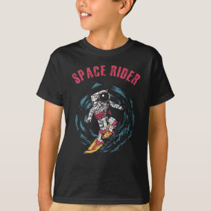 Surfen Astronaut Space Rider Surfer T-Shirt