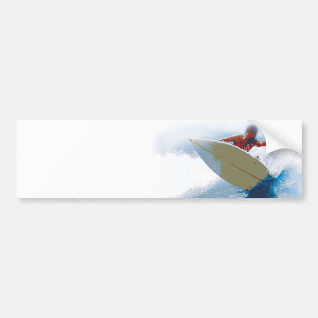 Surfen Autoaufkleber (Vorne)