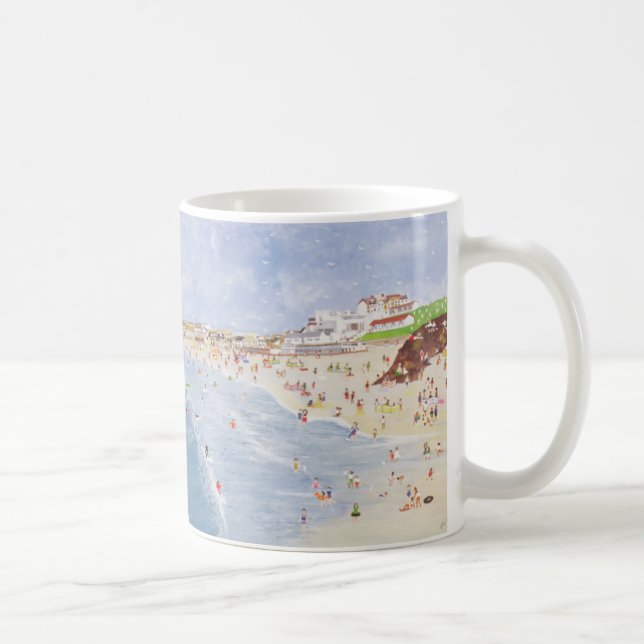 Surfen bei Porthmeor Kaffeetasse (Rechts)