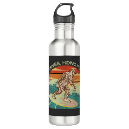 Surfen Bigfoot Jagd Waves Verstecken von Fußspuren Edelstahlflasche