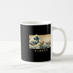 Surfen Black Mouth Cur Kanagawa Wave Japanischer H Kaffeetasse