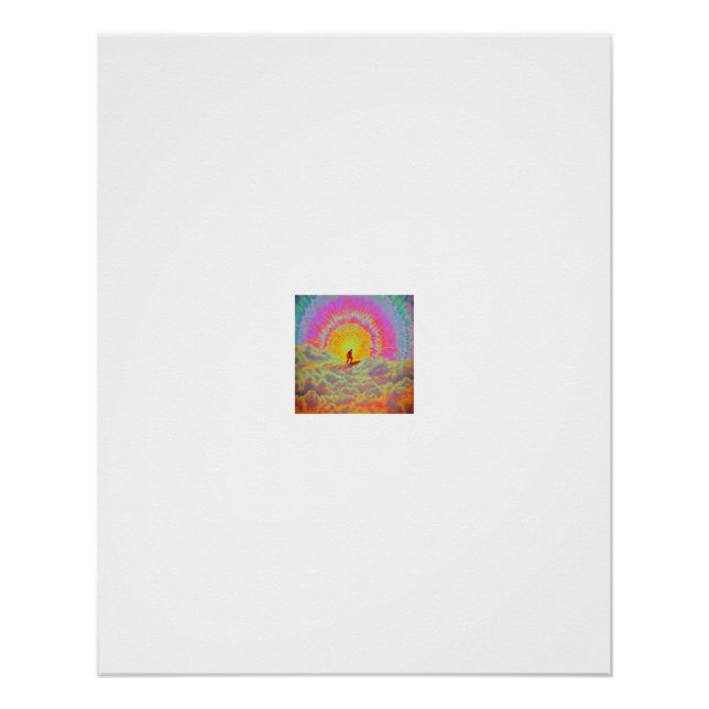 Surfen durch die Wolken Poster (Vorderseite)