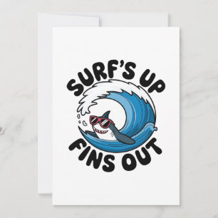 Surfen, Finden - Cooles Surfen Feiertagskarte