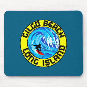 Surfen Gilgo Beach Long Island New York Surfen Sur Mousepad