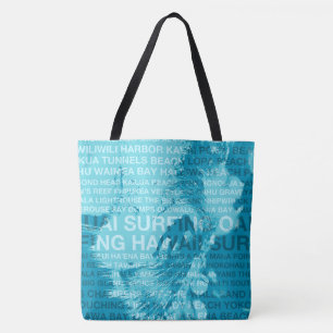Surfen Hawaii GreenRoom Hawaiian Surfer Beach Bag Tasche