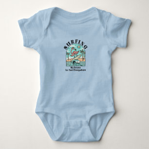 Surfen, ich entschuldige mich überall für Sand Baby Strampler