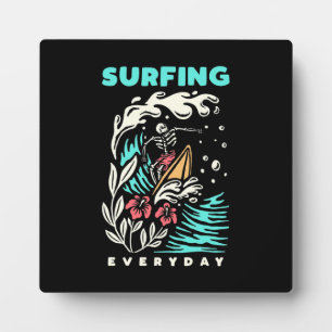 Surfen im Alltag Fotoplatte