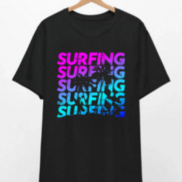 Surfen im kalifornischen T - Shirt