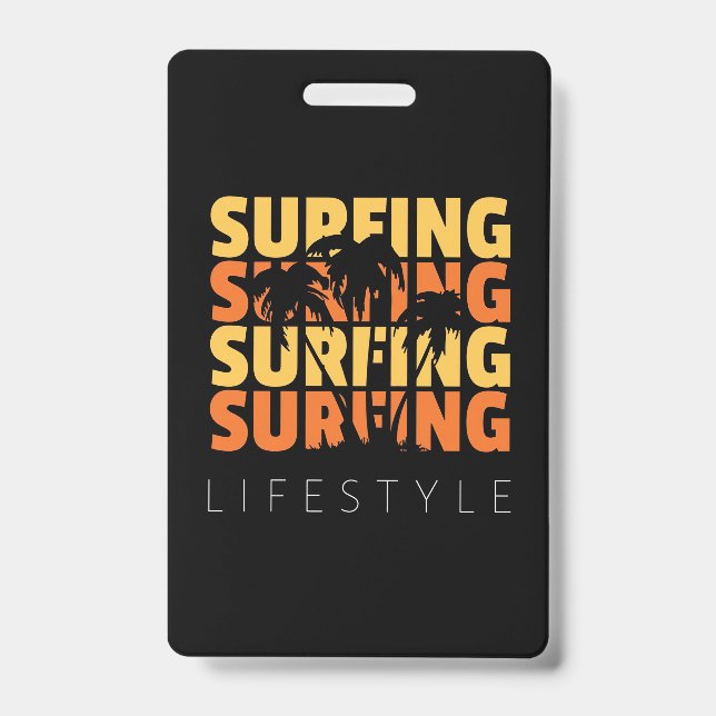 Surfen im Leben Ausweis (Vorderseite)
