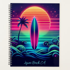 Surfen im Neon Sunset Planer