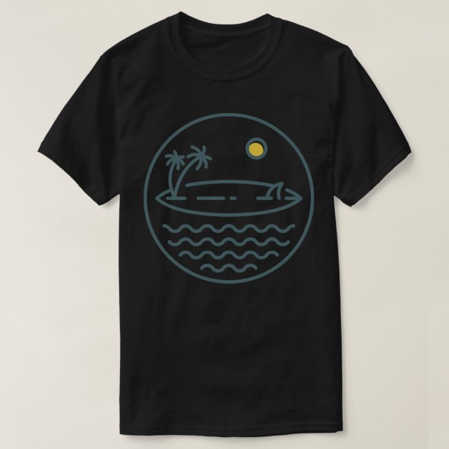 Surfen im Sommer T-Shirt (Design vorne)