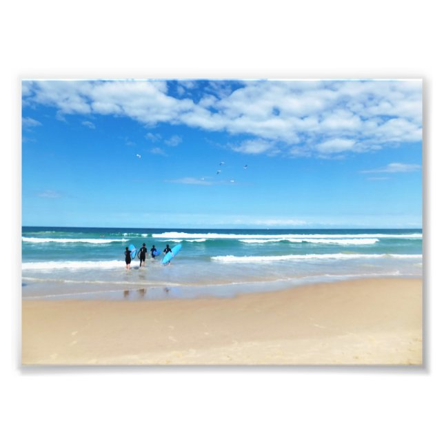Surfen in Australien Fotodruck (Vorne)