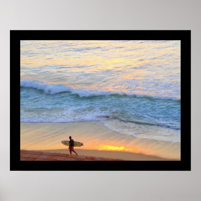 Surfen in Baja Mexiko Poster (Vorne)