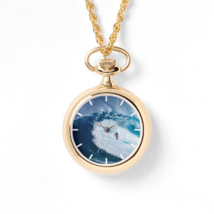 Surfen in den Röhren Armbanduhr