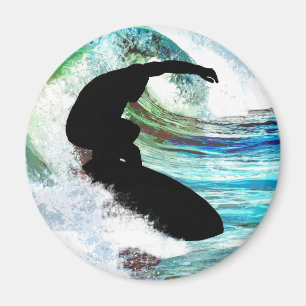 Surfen in kräuselnwelle magnet