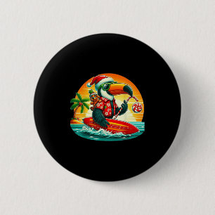 Surfen in Santa Toucan und der lustige Hund Trocal Button