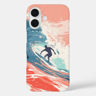 Surfen iPhone 16 Hülle