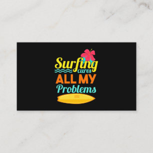 Surfen ist alles meine Probleme Visitenkarte