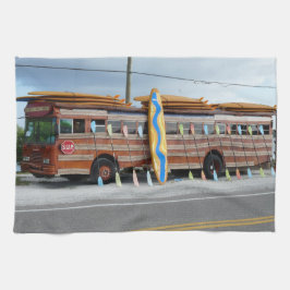 Surfen ist auf geschirrtuch