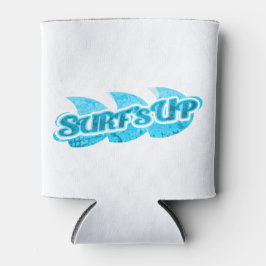 Surfen ist bis zu aqua-blauen Wellen Dosenkühler