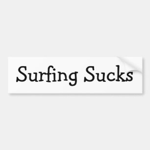 Surfen ist zum Kotzen Autoaufkleber