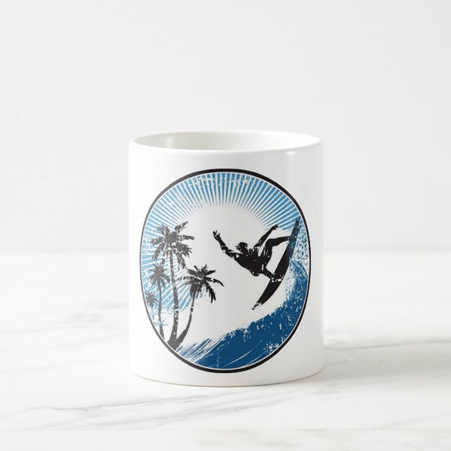 Surfen Kaffeetasse (Mittel)