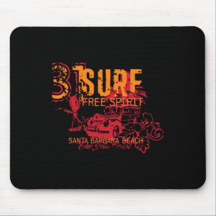 Surfen Kalifornien Santa Rra Surfer-Geschenk Fraue Mousepad