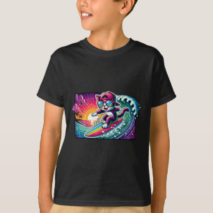 Surfen Katze Surfbrett Spaß Longboard-Geschenk für T-Shirt