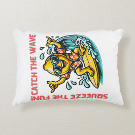 Surfen Lemon Wave Adventure Fun Dekokissen