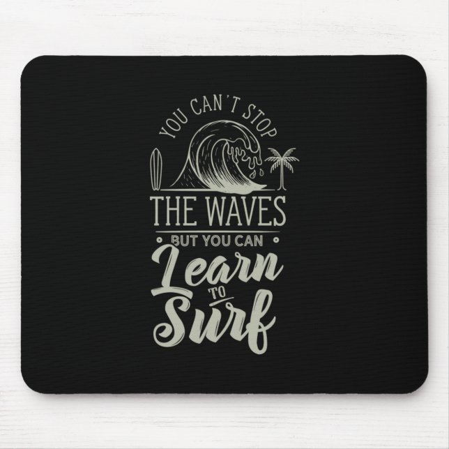 Surfen lernen mousepad (Vorne)