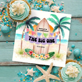 Surfen & Meer | Der Big One Beach zum Geburtstag Serviette