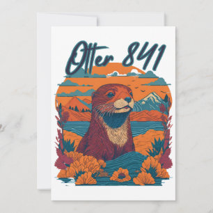 Surfen Otter 841 Otter My Way California Sea Otte Einladung