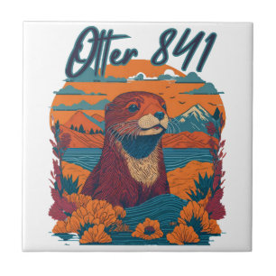 Surfen Otter 841 Otter My Way California Sea Otte Fliese