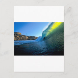 Surfen perfekt Wellenpanic Point Peru Postkarte