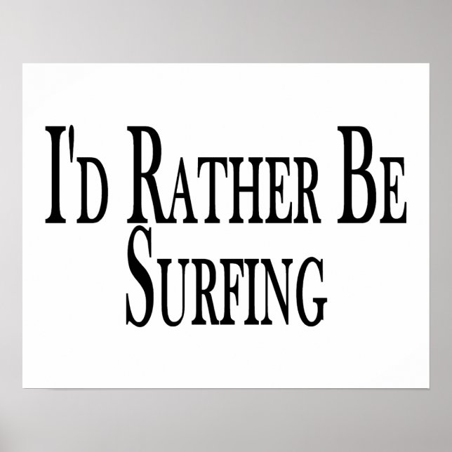 Surfen Poster (Vorne)