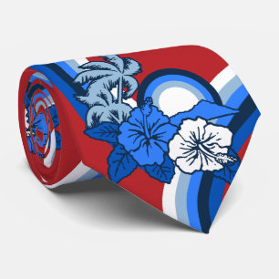 Surfen Safari Hawaiianische Krawatte