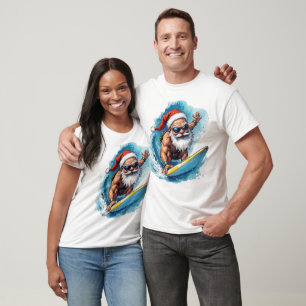 Surfen Santa T-Shirt