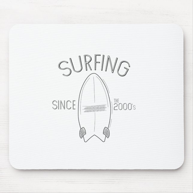 Surfen seit den 2000ern mousepad (Vorne)