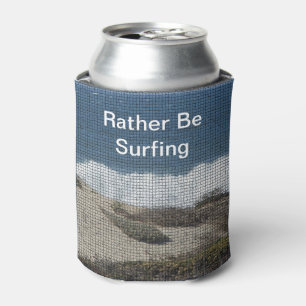Surfen Sie lieber Ocean Beach Surfer Dosenkühler