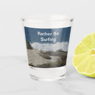 Surfen Sie lieber Ocean Beach Surfer Schnapsglas