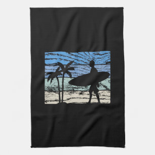 Surfen Surfer Geschirrtuch