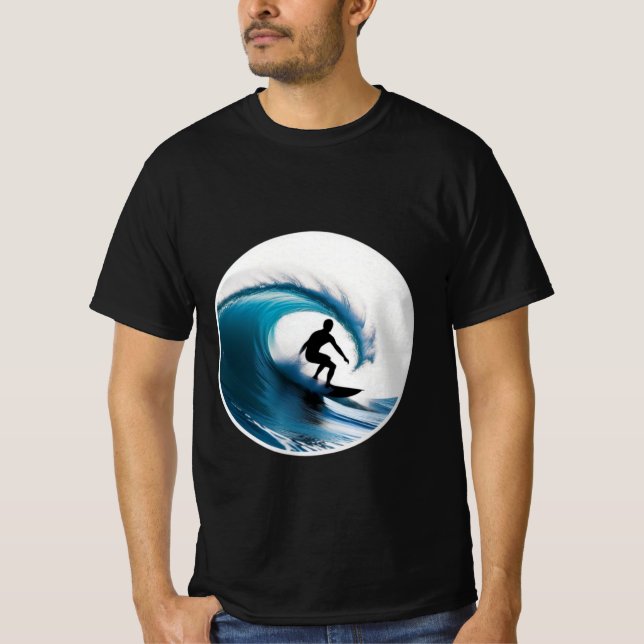 Surfen T-Shirt (Vorderseite)