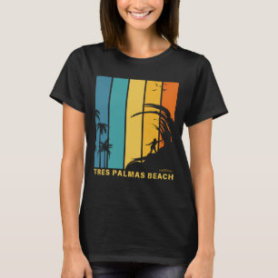 Surfen Tres Palmas Beach Rincon Puerto Rico T-Shirt
