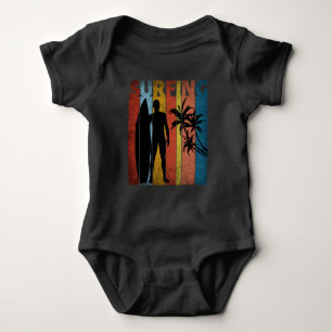 SURFEN TROPISCHER SOMMER BABY STRAMPLER