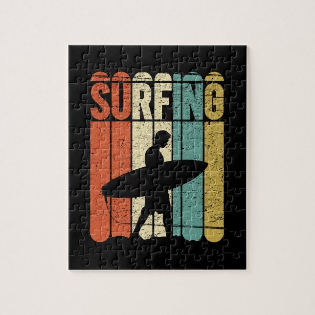 Surfen Vintage (Vertikal)